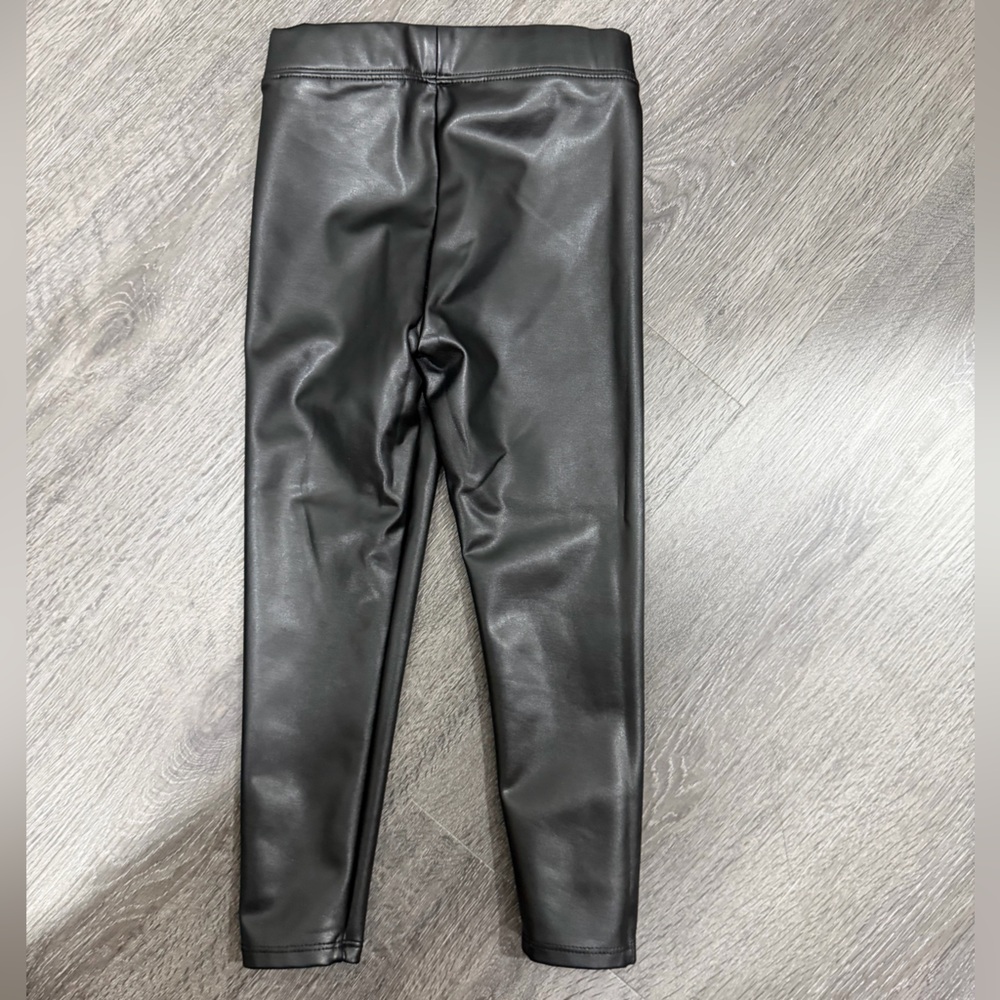 Black Faux Leather Leggings
